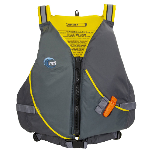 MTI Life Jackets - MTI Journey Life Jacket w/Pocket - Charcoal/Black - X-Large/XX-Large