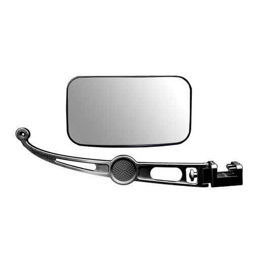 PTM Edge - PTM Edge Pontoon Mirror/Bracket Kit w/Mirror &amp; PXR-100 (Black)
