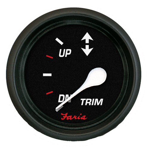 Faria Beede Instruments - Faria Professional Red 2" Trim Gauge f/Cobra/Volvo