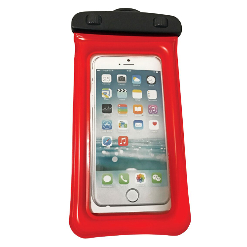 WOW Watersports - WOW Watersports H2O Proof Phone Holder - Red 4" x 8"