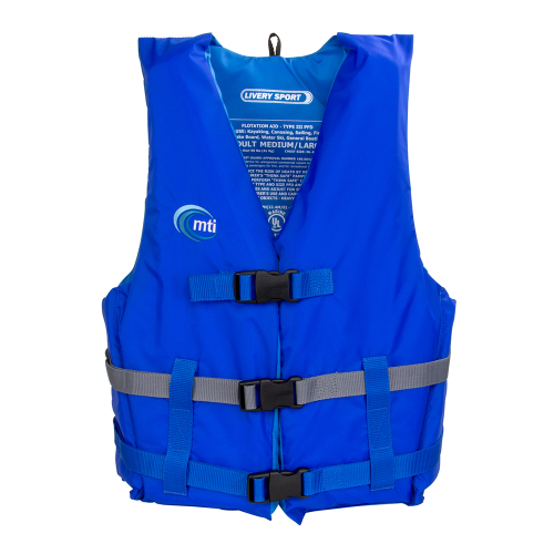 MTI Life Jackets - MTI Livery Sport Life Jacket - Blue - X-Small/Small