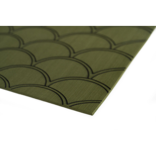 SeaDek - SeaDek 40" x 80" 5mm Sheet Olive Green Brushed Fish Scale - 1016mm x 2032mm x 5mm