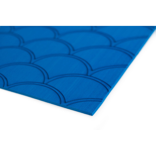 SeaDek - SeaDek 40" x 80" 5mm Sheet Bimini Blue Brushed Fish Scale - 1016mm x 2032mm x 5mm