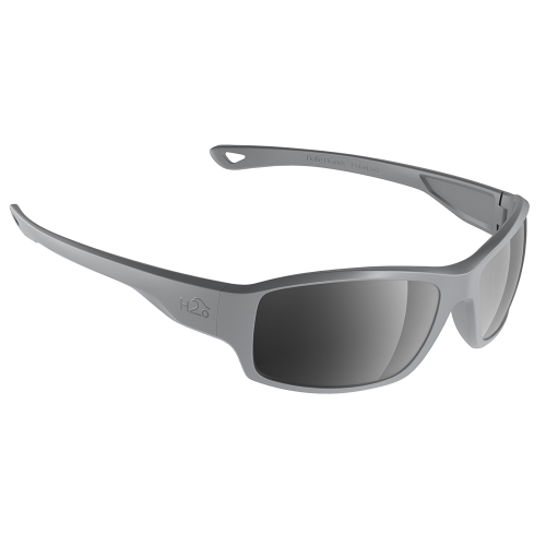 H2Optix - H2Optix Beachwalker Sunglasses Matt Grey, Grey Silver Flash Mirror Lens Cat. 3 - AR Coating