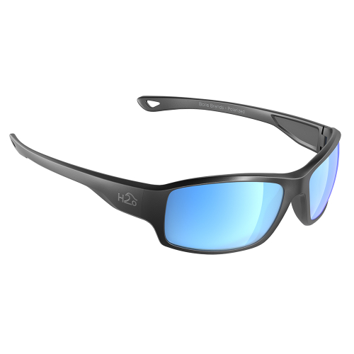 H2Optix - H2Optix Beachwalker Sunglasses Matt Gun Metal, Grey Blue Flash Mirror Lens Cat. 3 - AR Coating