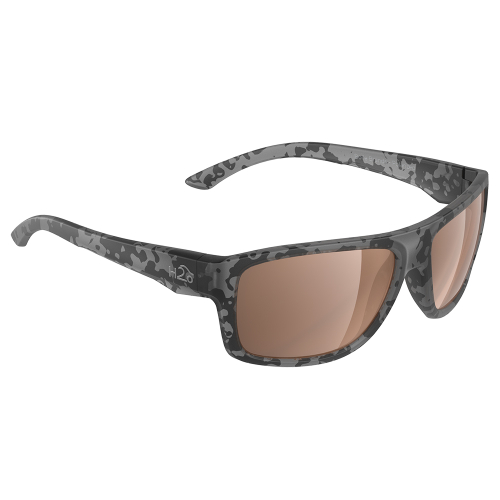 H2Optix - H2Optix Grayton Sunglasses Matt Tiger Shark, Brown Lens Cat. 3 - AR Coating