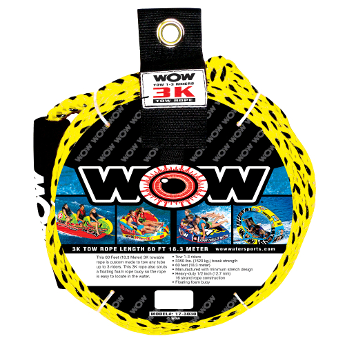 WOW Watersports - WOW Watersports 3K 60&#39; Tow Rope