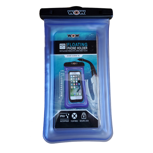 WOW Watersports - WOW Watersports H2O Proof Smart Phone Holder - 5" x 9" - Blue