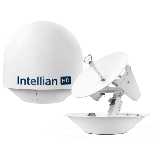 Intellian - Intellian s80HD Ka/Ku Antenna for HDTV w/Worldview Trio LNB