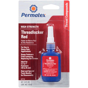 Permatex - Permatex High Strength Threadlocker RED Bottle - 10ml