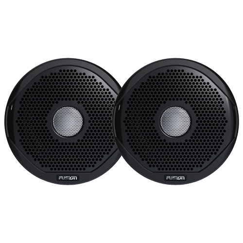 FUSION - FUSION MS-FR4GB Grill Covers - Black for FR-Series Speakers