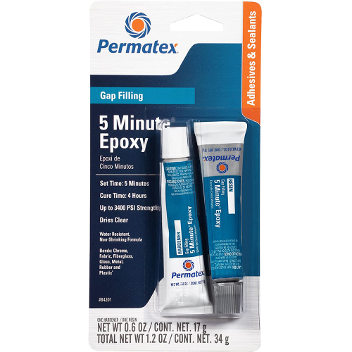 Permatex - Permatex 5 Minute Gap Filling Epoxy - .6oz