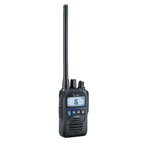 Icom - Icom M85UL Ultra Compact Intrinsically Safe Handheld VHF Marine Radio w/5W Power Output