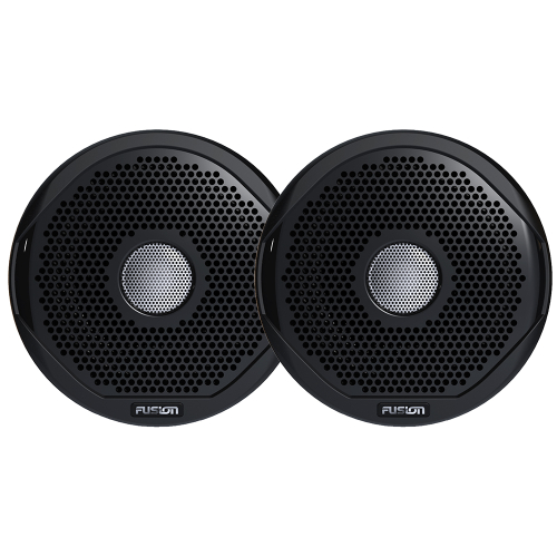 FUSION - FUSION MS-FR4GB Grill Covers - Black f/FR-Series Speakers