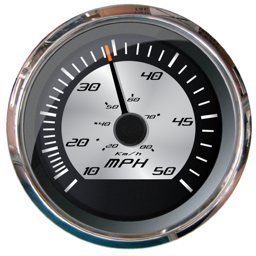 Faria Beede Instruments - Faria Platinum 4" Speedometer - 50 MPH (Pitot)