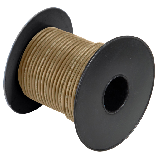 Cobra Wire & Cable - Cobra Wire 14 Gauge Flexible Marine Wire - Tan - 250&#39;