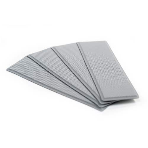 SeaDek - SeaDek Embossed 5mm 4-Piece Step Kit - 3.75" x 12.75" - Storm Gray