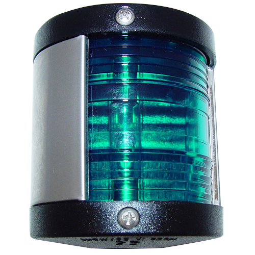 Aqua Signal - Aqua Signal Series 25 Starboard Side Mount Light - Black Housing