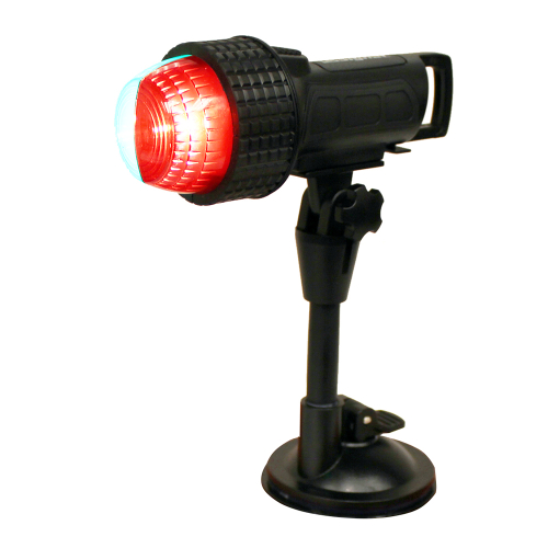 Aqua Signal - Aqua Signal Series 27 Compact LED Bi-Color Light w/Suction Cup, C-Clamp &amp; Inflatable Adapter