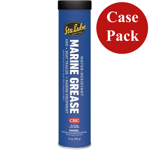 CRC Industries - CRC Sta-Lube Marine Boat Trailer &amp; 4x4 Wheel Bearing Grease - 14oz - #SL3120 *Case of 10
