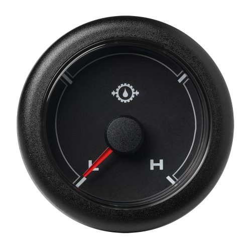 Veratron - Veratron 52MM (2-1/16") OceanLink Transmission Oil Pressure Low/High (440 PSI) - Black Dial &amp; Bezel