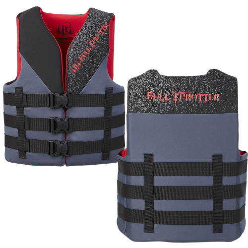 Full Throttle - Full Throttle Adult Rapid Dry PFD - L/XL - Red/Black