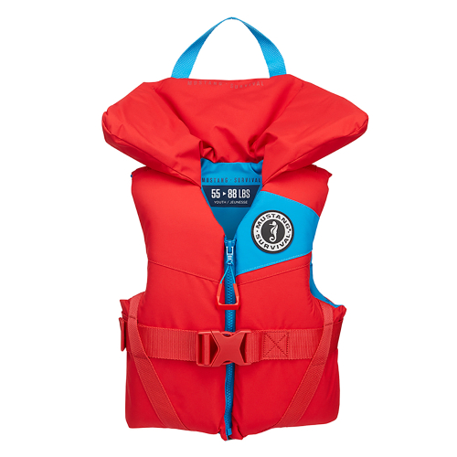 Mustang Survival - Mustang Lil&#39; Legends 100 Youth Foam PFD - 55-88lbs - Imperial Red