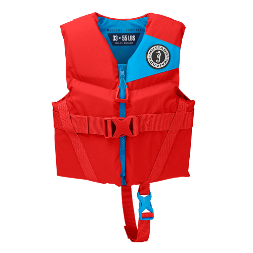 Mustang Survival - Mustang Rev Child Foam Vest - 33-55lbs - Imperial Red