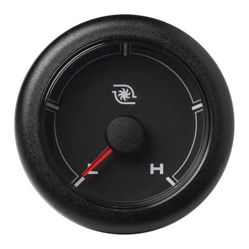 Veratron - Veratron 52MM (2-1/16") OceanLink Boost Pressure Gauge - Low/High (30 PSI) - Black Dial &amp; Bezel