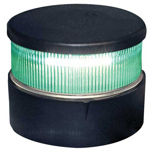 Aqua Signal - Aqua Signal Series 34 All-Round Mast Mount Light - Green LED - Black Housing