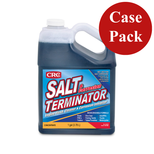 CRC Industries - CRC SX128 Salt Terminator&reg; Engine Flush, Cleaner &amp; Corrosion Inhibitor - 1 Gallon *Case of 6