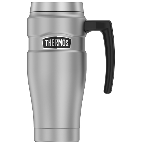 Thermos - Thermos 16oz Stainless Steel Travel Mug - Matte Steel - 7 Hours Hot/18 Hours Cold