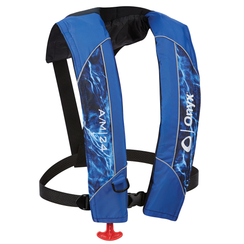 Onyx Outdoor - Onyx A/M-24 Automatic/Manual Inflatable Life Jacket (PFD) - Mossy Oak Elements