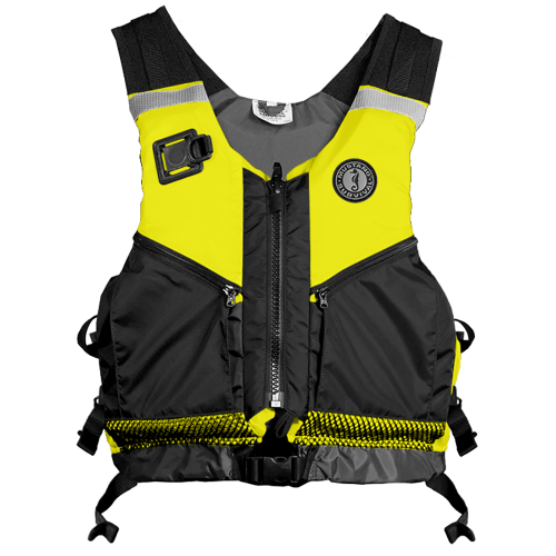 Mustang Survival - Mustang Operations Support Water Rescue Vest - M/L - Fluorscent Yellow-Green/Black