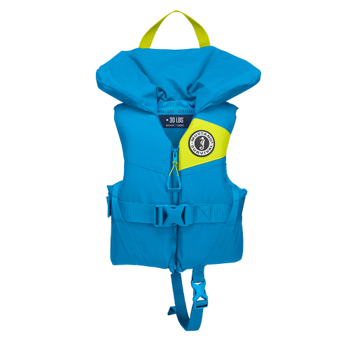 Mustang Survival - Mustang Lil&#39; Legends 100 Infant Foam PFD - Less Than 30lbs - Azure Blue
