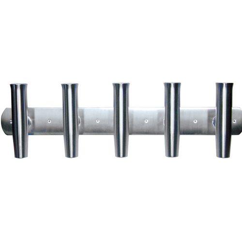 Tigress - Tigress 5 Rod Aluminum Transom Mount Rod Holder - 35"