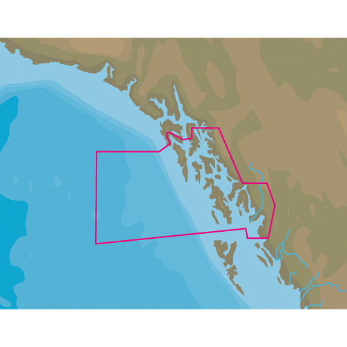 C-MAP - C-MAP NT+ NA-C810 Dixon Entrance to Chatham Strait - C-Card Format
