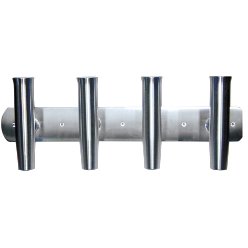 Tigress - Tigress 4 Rod Aluminum Transom Mount Rod Holder - 28"