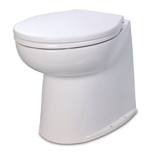 Jabsco - Jabsco 17" Deluxe Flush Raw Water Electric Toilet - 12V