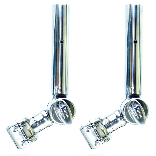 Tigress - Tigress Adjustable T-Top Clamp-On Outrigger Holder - 1-11/16" IPS - 1-1/2" Poles - Pair