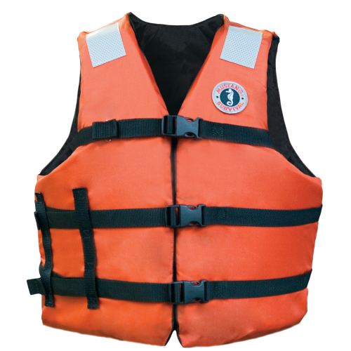 Mustang Survival - Mustang Adult Universal Fit Industrial Flotation Vest - 30"-52" Vest - Orange