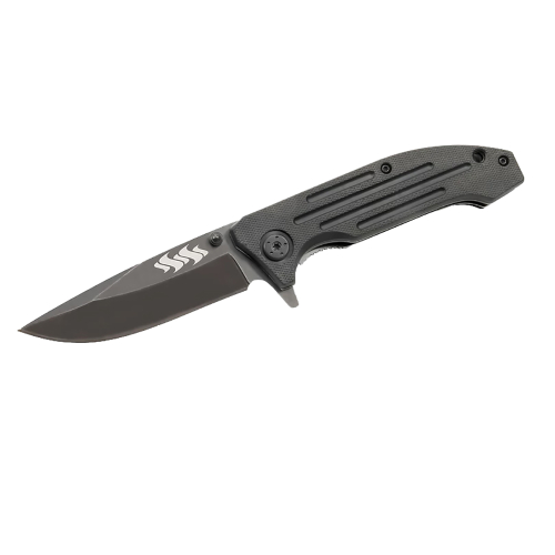 Kuuma Products - Kuuma 4.5" Fine Edge Spring Assisted Folding Knife - Stainless Steel