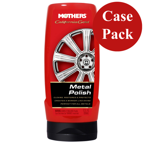 Mothers Polish - Mothers California Gold Metal Polish Liquid - 12oz *Case of 6*