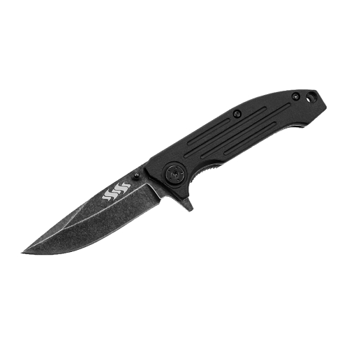 Kuuma Products - Kuuma 3.75" Fine Edge Spring Assisted Folding Knife - Stainless Steel