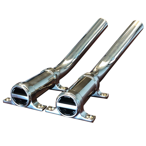 Tigress - Tigress Side Mount Outrigger Holders - Fabricated 304 S.S. - 1-1/8" I.D.-Pair