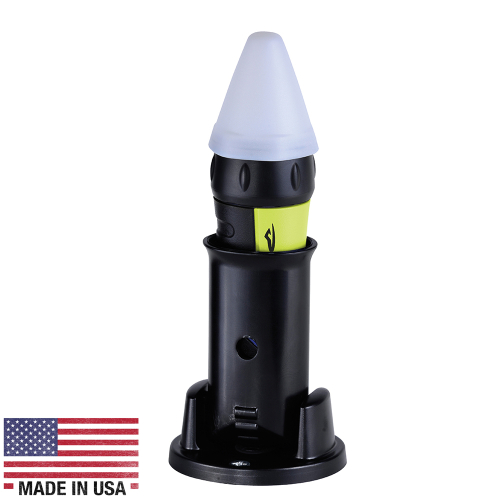 Princeton Tec - Princeton Tec AMP Kayak Mount w/ AMP 1L - Neon Yellow Light &amp; Cone