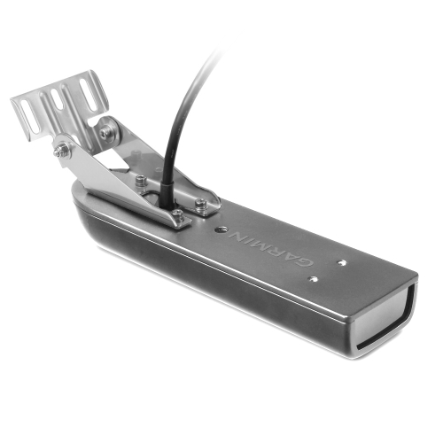 Garmin - Garmin GT41-TM - TM DownV&#252;/SideV&#252; 500W (CHIRP 260/455 kHz) Traditional 600W (50/200 kHz) Ducer w/Temp - 12-Pin