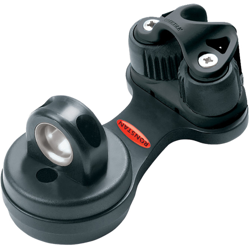 Ronstan - Ronstan Swiveling Dead Eye &amp; Cleat - 1/8"-1/2" (3-12mm) Rope
