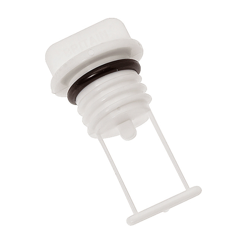 Barton Marine - Barton Marine Drain Plug - 15mm (.60") Bore - White