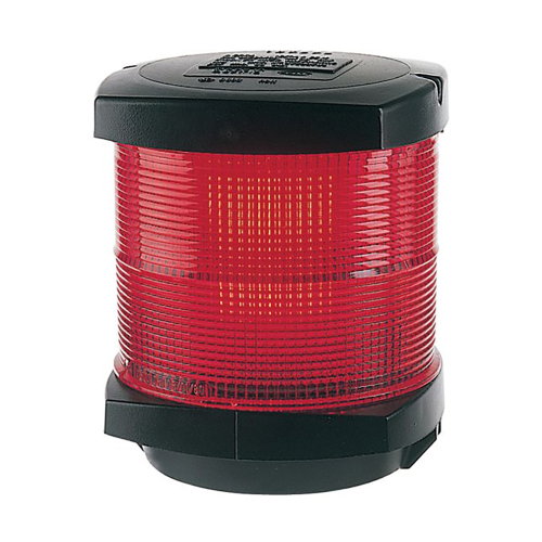 Hella Marine - Hella Marine All Round Red Navigation Lamp- Incandescent - 2nm - Black Housing - 12V